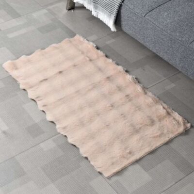 ALFOMBRA SIMIL CUERO CONEJO 50 X 90