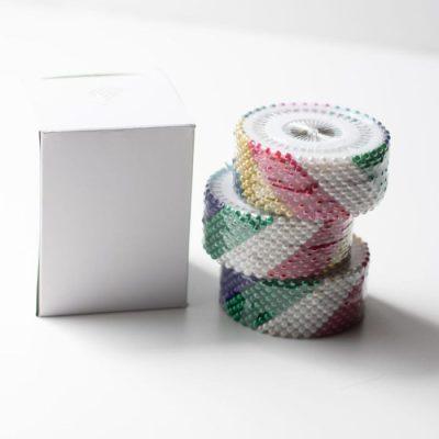 CAJA ALFILER ROSETA CHINA x36