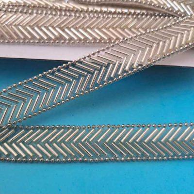 GALON TERMOADHESIVO PLATA X 9.14 mt