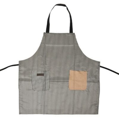 DELANTAL COCINA C/PECHERA DOBLE RAYADO