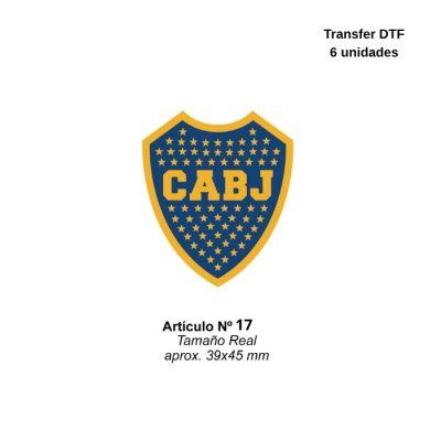 APLIQUES DTF ESCUDO DEPORTIVO C/U