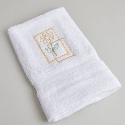 TOALLA ROSTO F.VALENTE BORDADA   C/U