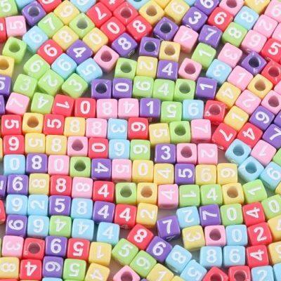 NUMEROS INFANTILES EN CUBO MULTICOLOR  X500G