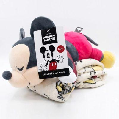 FRAZADA CON ALMOHADON DISNEY 120X152
