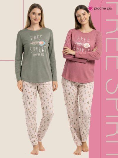 PIJAMA P. PIU PLUMA M/L - Talles: 1/4