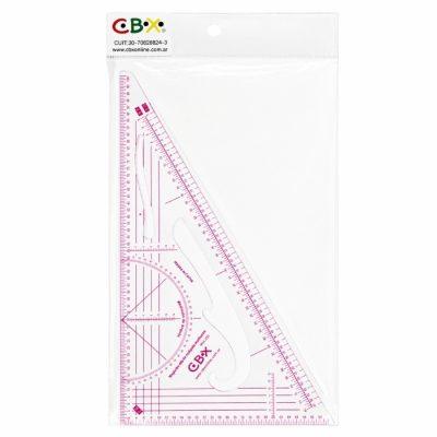 REGLA ESCUADRA DE  COSTURA CBX