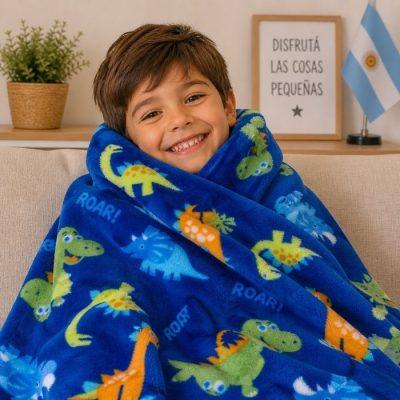 FRAZADA ESTAMPADA FLANNEL 1P 1/2