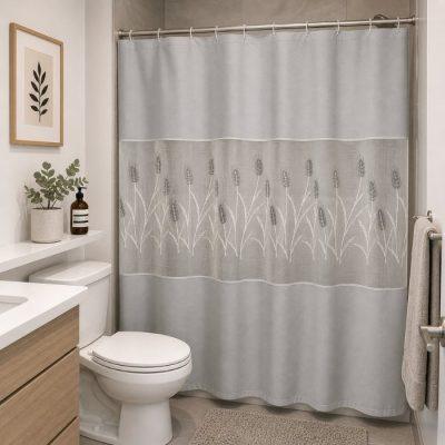 CORTINA DE BAÑO ORGANZA