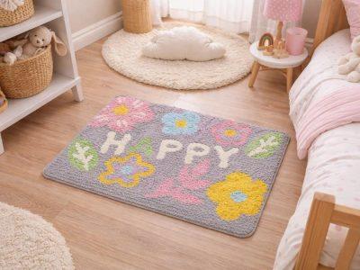 ALFOMBRA  BOUCLE ESTAMPADA  40 x 60 CM