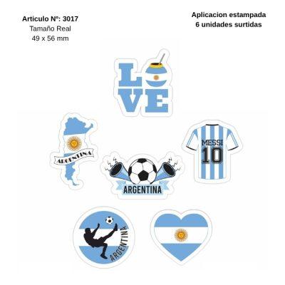 APLIQUES PyP LINEA ARGENTINA C/U