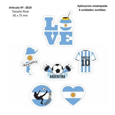 APLIQUES PyP LINEA ARGENTINA C/U