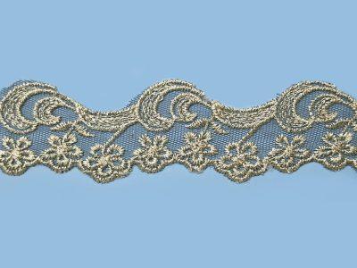 PUNTILLA POLIESTER 4,5cm. Pieza x 13,7mt