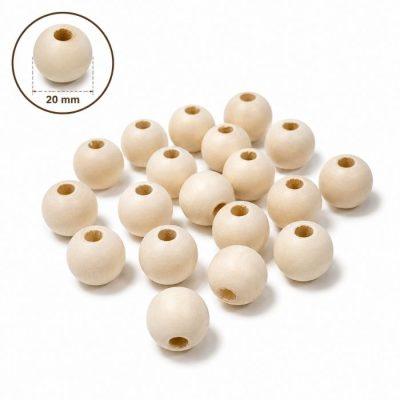 BOLITAS DE MADERA 20 mm X 1 Kg
