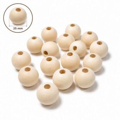 BOLITAS DE MADERA 25 mm X 1 Kg