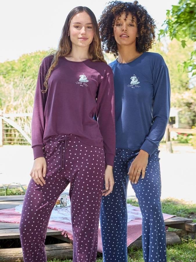 PIJAMA BIANCA SECRETA MODAL ESTAMPADO  T.2/4