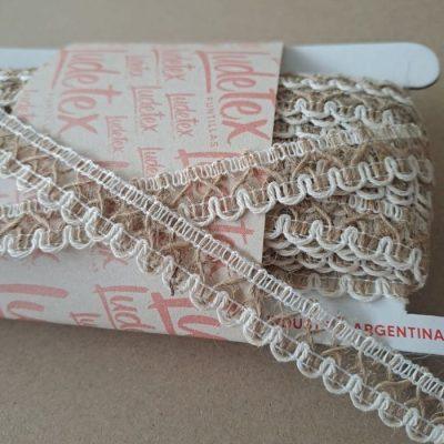 PUNTILLA LUDETEX ALG Y YUTE    15 mm     X MT (20 mt)