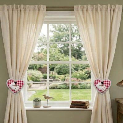 SUJETA CORTINAS CORAZONX 2