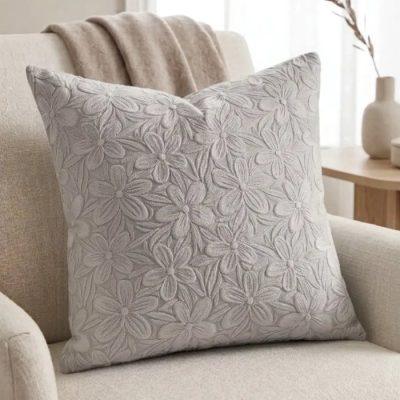 FUNDA ALMOHADON FLOR LABRADA X 2 UND