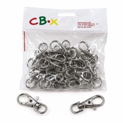 MOSQUETON CBX NIQUEL 38X13MM X 25