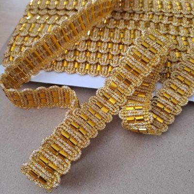 GALON DORADO 23 mm -  x 9.14 mts