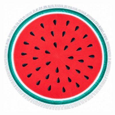 TOALLON REDONDO CON FLECOS  150 CM
