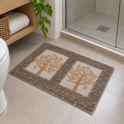 ALFOMBRA KINOR ALG BAÑO ESTAMPADA  40 x 60 cm